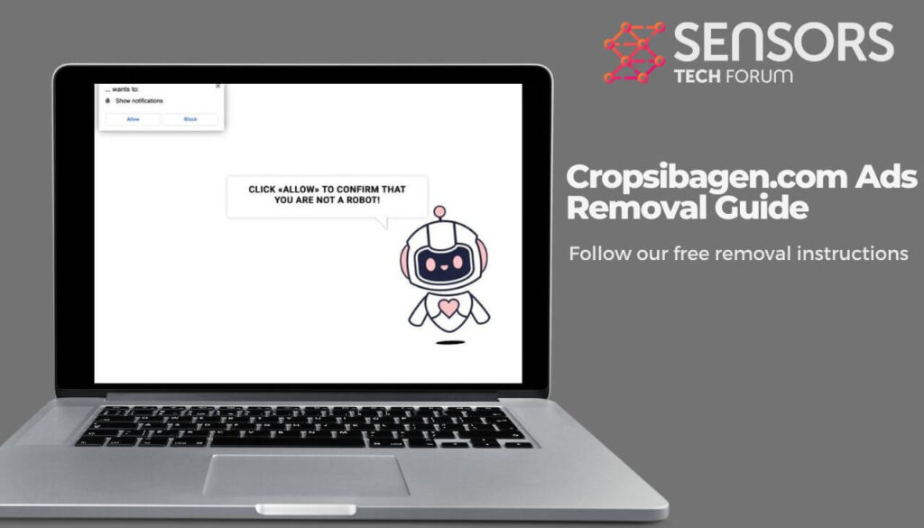 Cropsibagen.com Vejledning til fjernelse af annoncer
