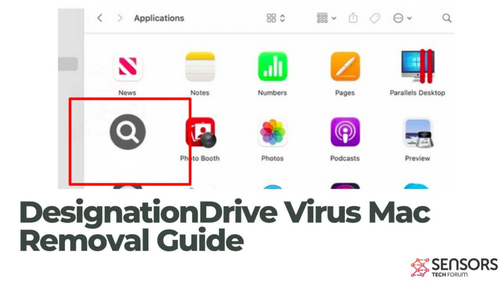DesignationDrive Virus Guia de Remoção Mac