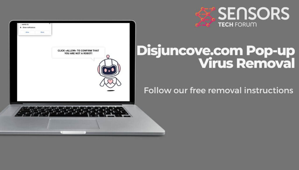 Remoção do vírus pop-up Disjuncove.com