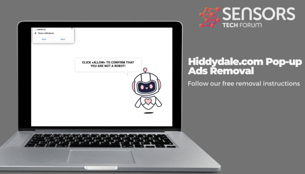 Hiddydale.com Pop-up Ads Removal