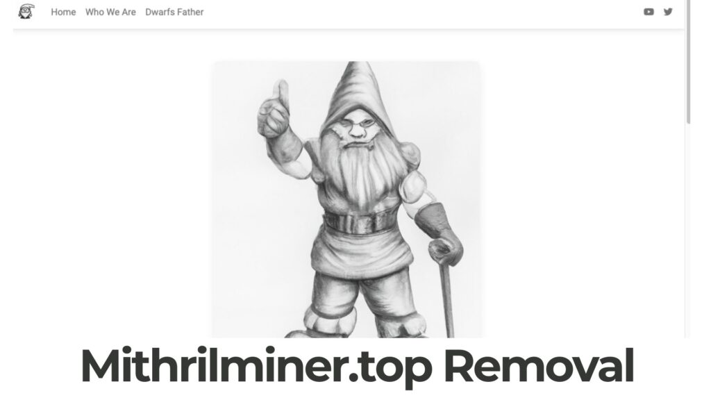 Remoção do vírus Mithrilminer.top Pop-up Ads