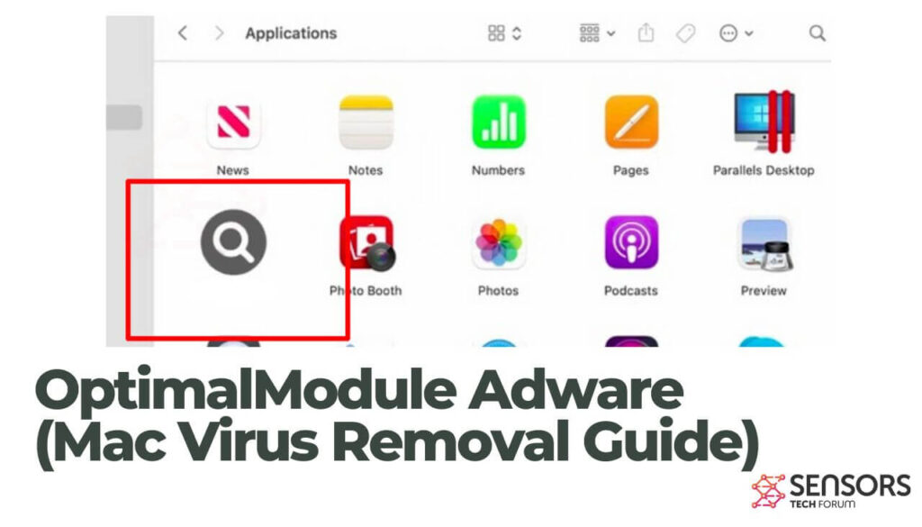 OptimalModule Adware (Guia Mac Remoção de Vírus)