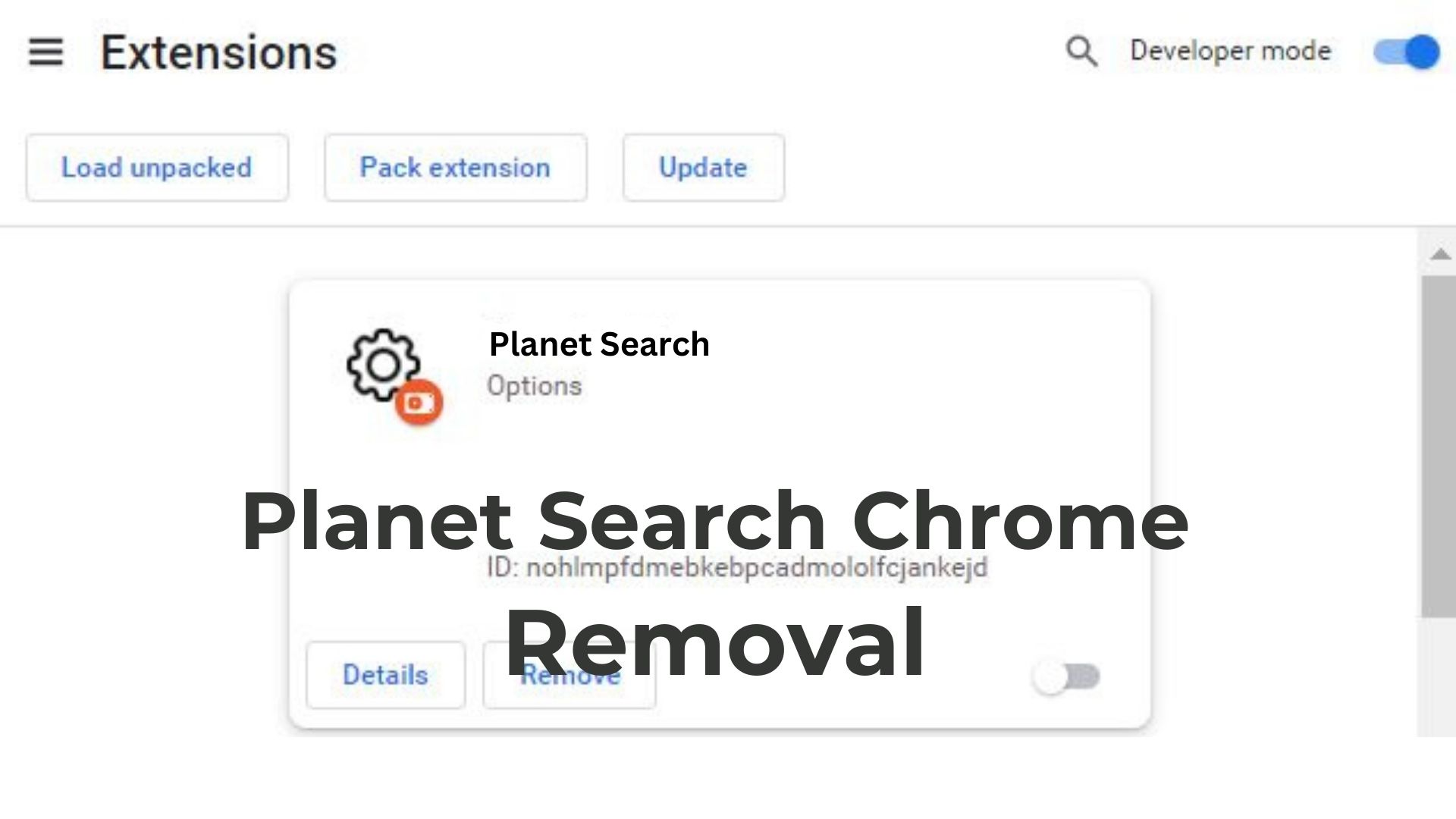 Search Chrome Extension Ads Virus Removal