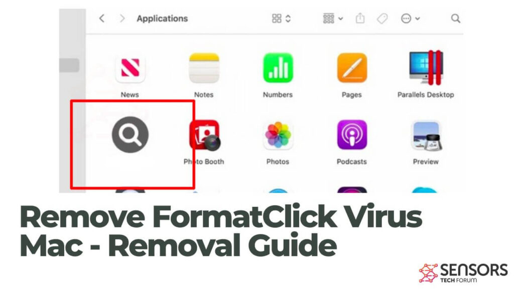 Remover vírus FormatClick Mac - Guia de remoção