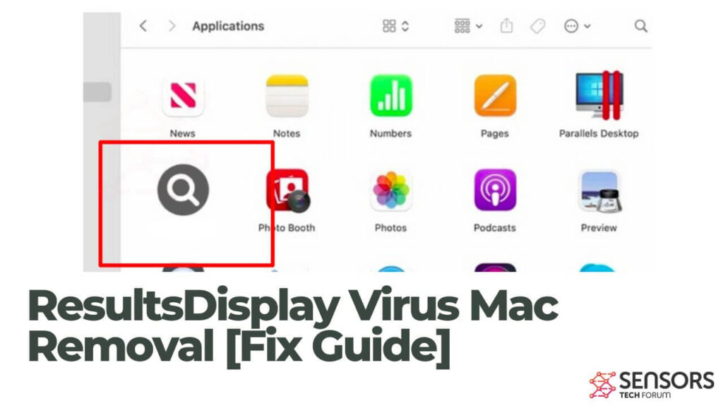 ResultsDisplay Virus Mac verwijderen [fix Guide]