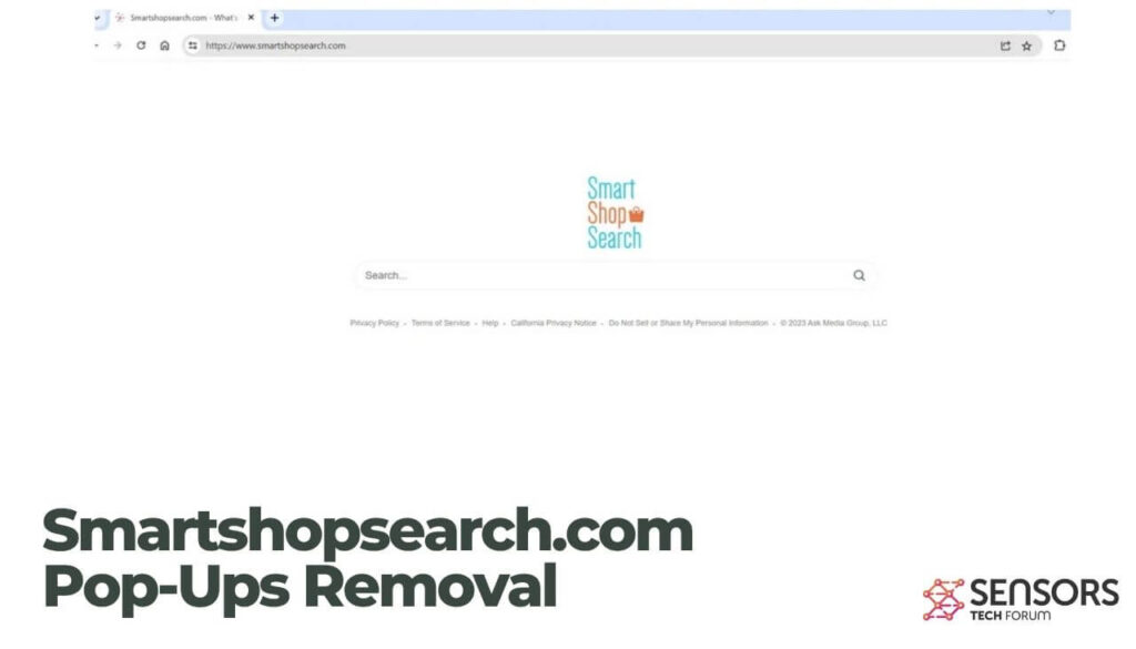 Guia de remoção de Smartshopsearch.com