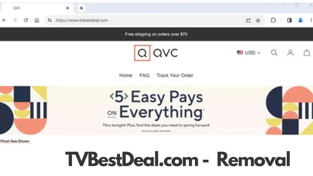 Vírus de anúncios TVbestdeal.com - Como removê-lo