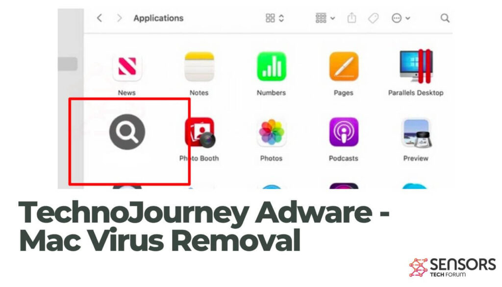 TechnoJourney Adware - Mac Remoção de Vírus