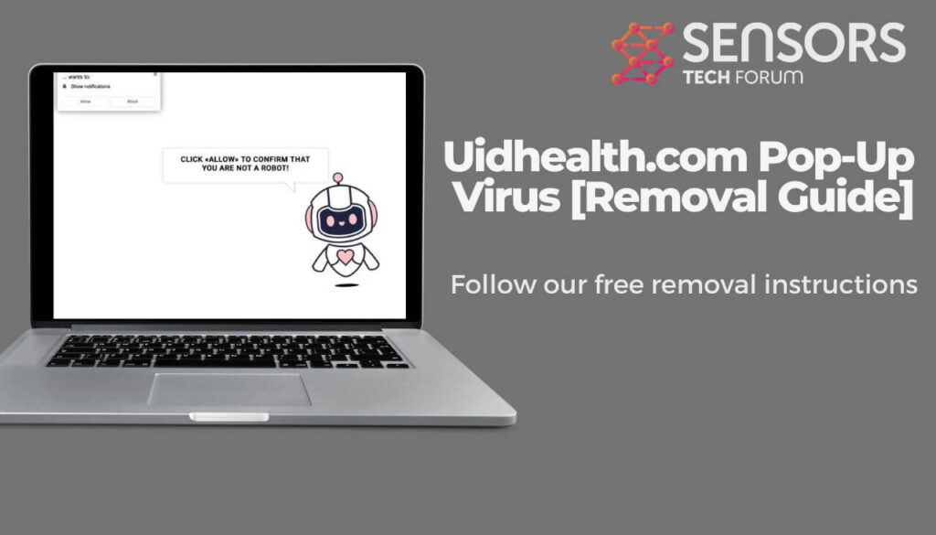 Virus contextuel Uidhealth.com [Guide de suppression]