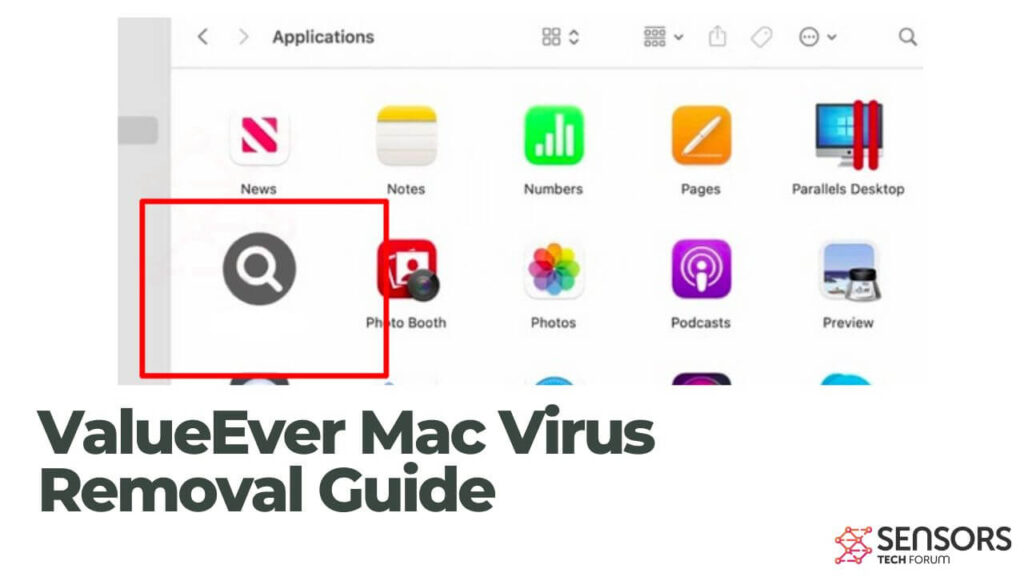Guia de remoção de vírus ValueEver Mac