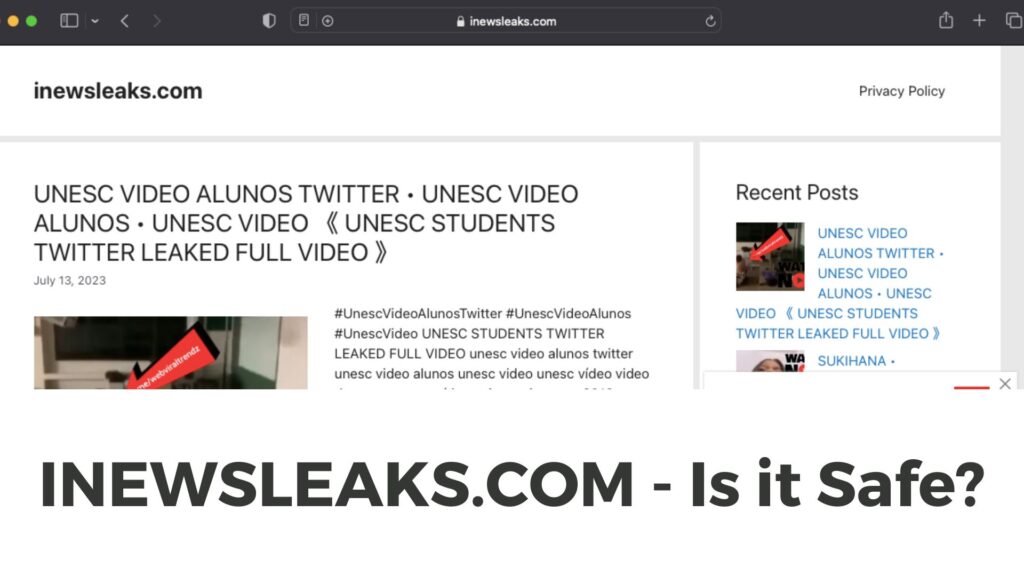 Inewsleaks.com - 安全ですか?