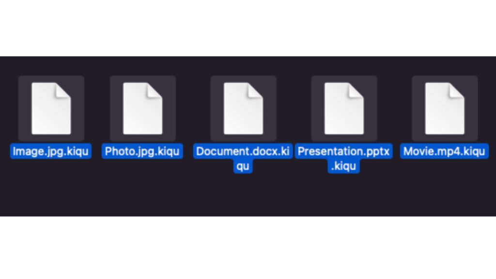 descriptografia de extensão de arquivo kiqu