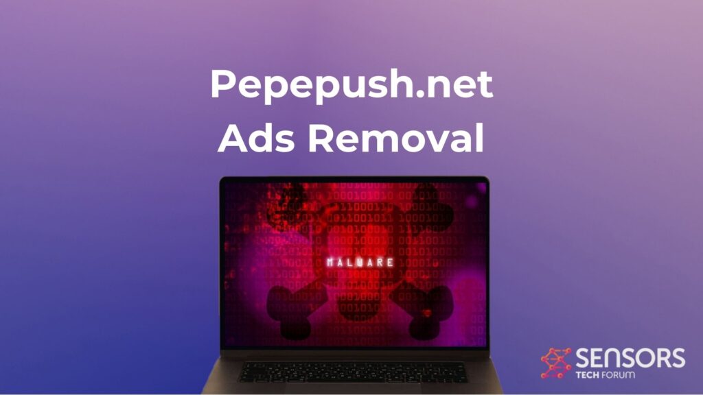 Pepepush.net Ads Virus Guía de eliminación