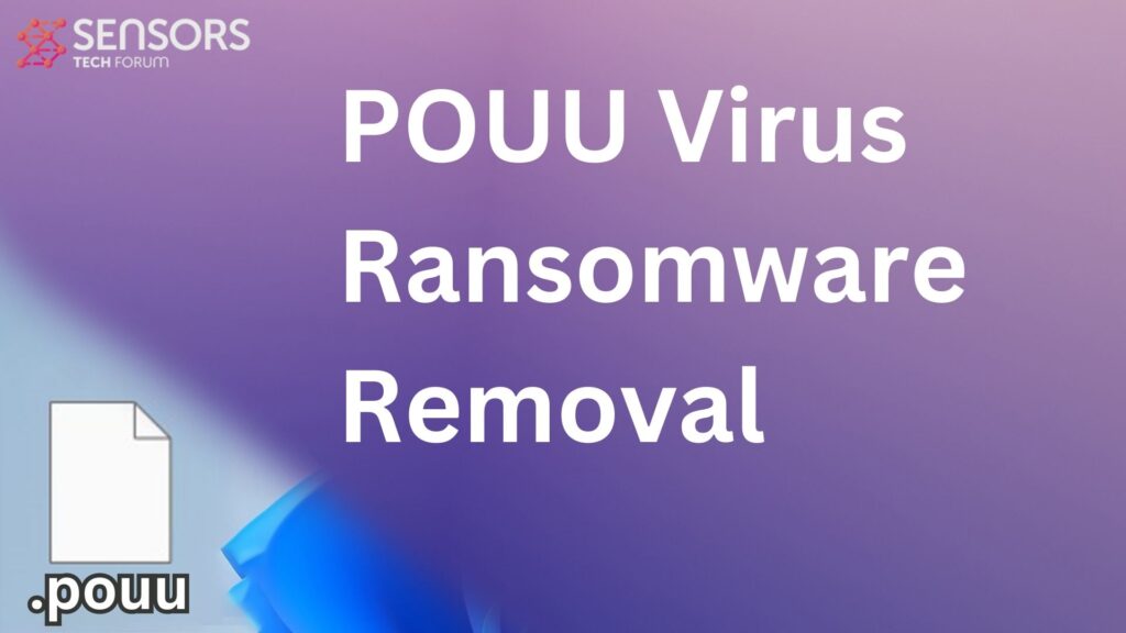Virus ransomware POUU [.archivos pouu] Quitar + Corrección de descifrado