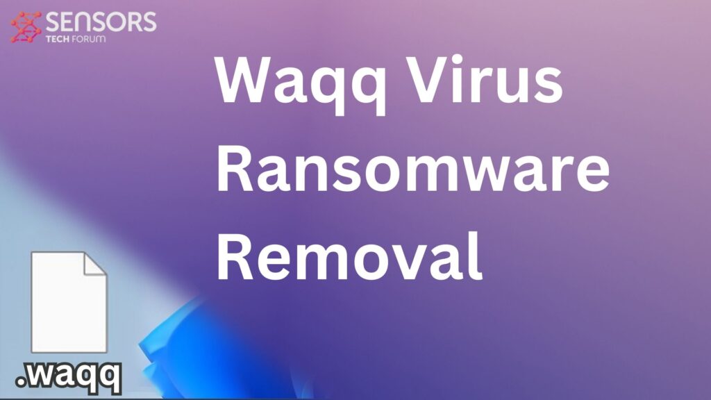 WAQQ Virus Ransomware [.waqq filer] Fjerne + Dekryptér