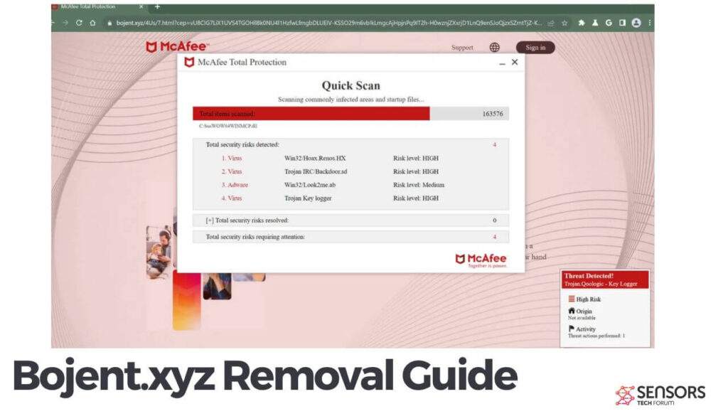 Bojent.xyz Removal Guide