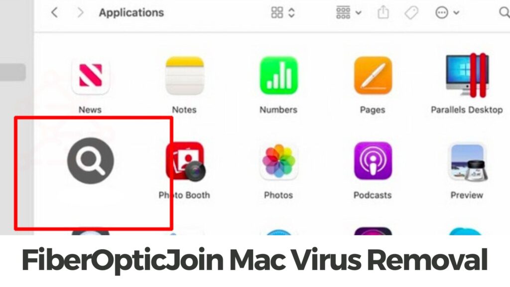 FiberOpticJoin Mac Ads ウイルス除去 [ガイド]