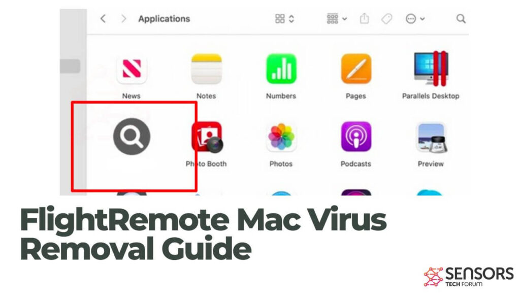 FlightRemote Mac Virus Removal Guide