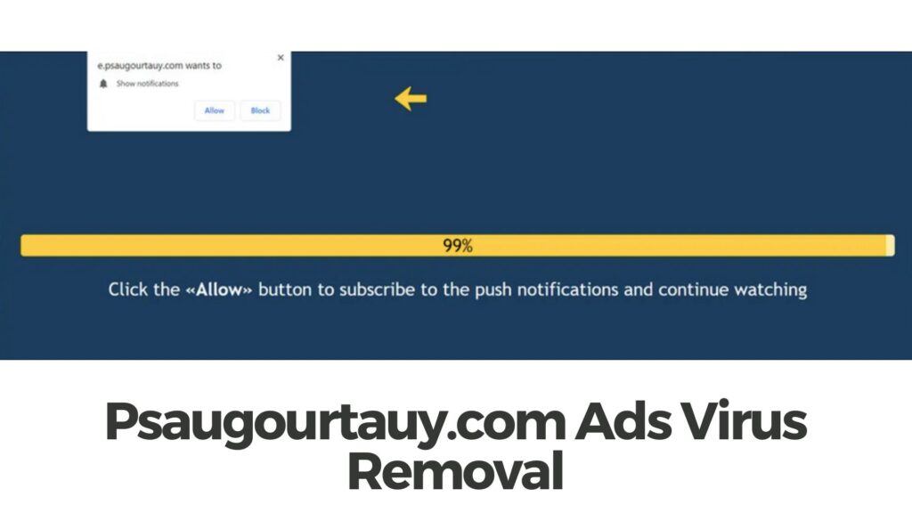 Virus de anuncios emergentes Psaugourtauy.com - Removerlo [Guía]