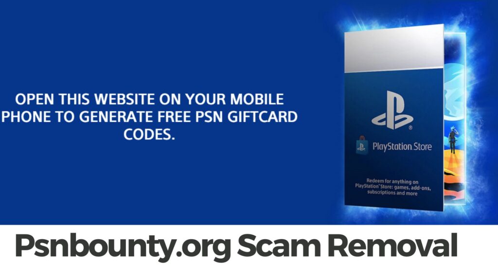 Psnbounty.org Gift Card Virus - Gids van de Verwijdering
