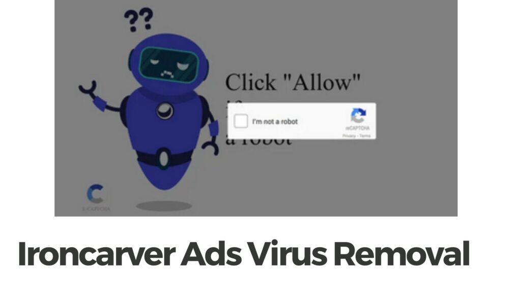 Ironcarver Pop-up Virus Removal Guide