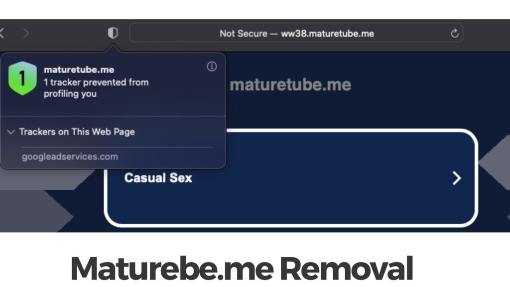 Maturetube.me Ads Virus Removal Steps [Fix]