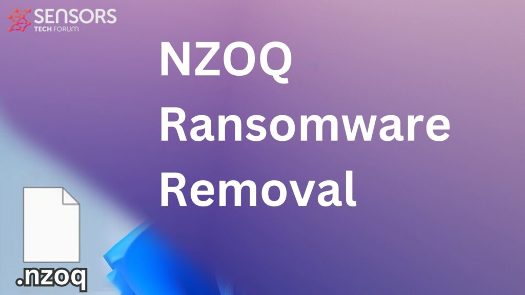NZOQ Virus ransomware [.nzoq file] Rimuovere + decrypt