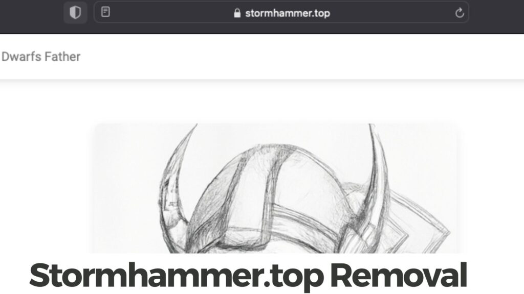 Rimozione del virus pop-up di reindirizzamento di Stormhammer
