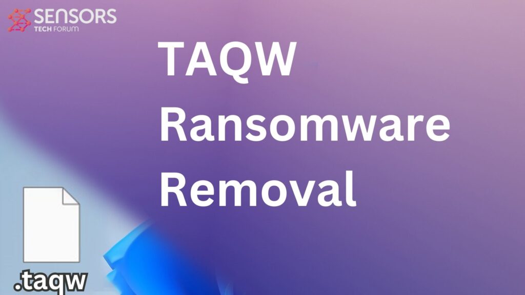 TAQW Virus Ransomware [.taqw filer] Fjerne + Dekryptér