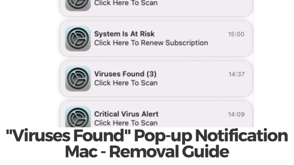 Ventana emergente de virus encontrados para Mac - Cómo quitar / Detener [Guía]