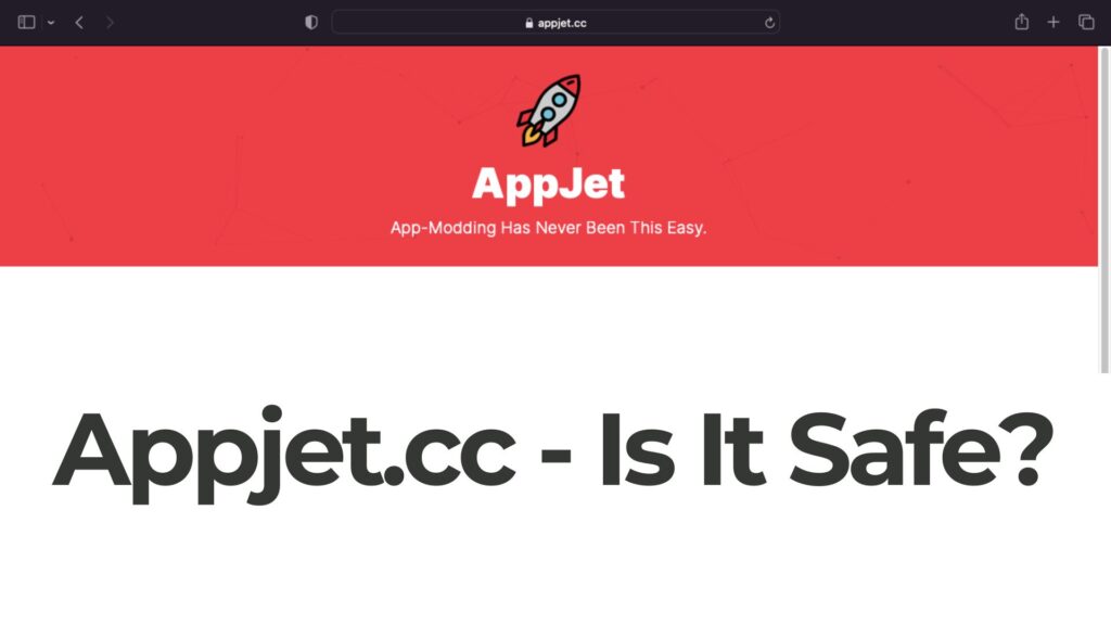 Appjet.cc - Es seguro? [Verificación del sitio]