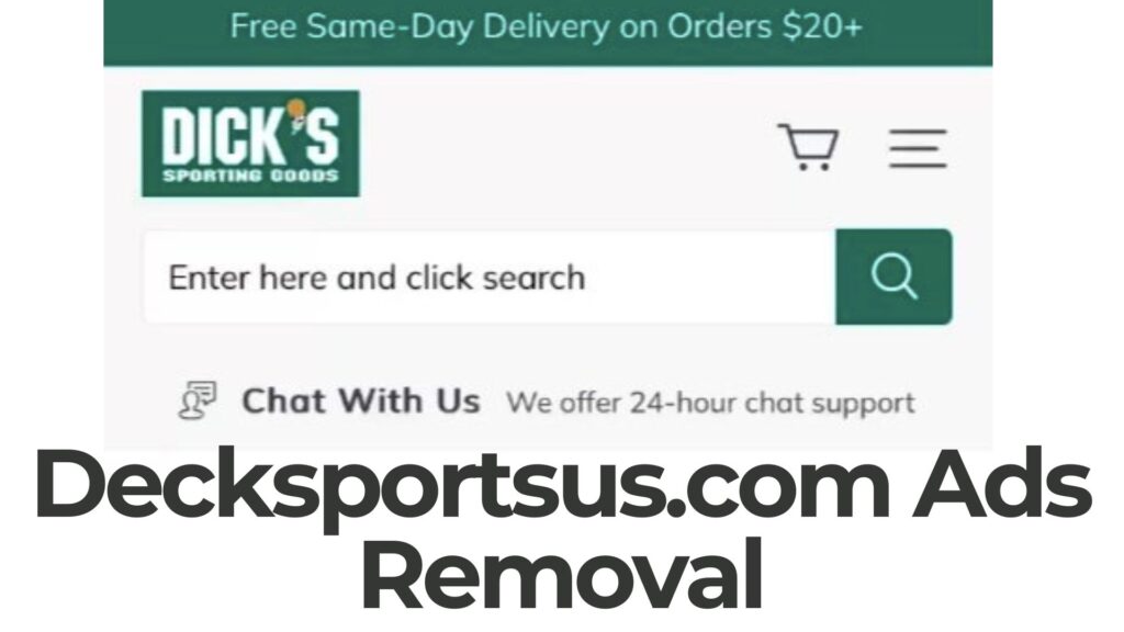 Decksportsus.com ウイルス広告の削除 [5 ミニッツガイド]
