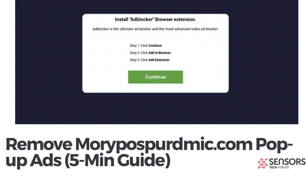 Morypospurdmic.com のポップアップ広告を削除する (5-最小ガイド)