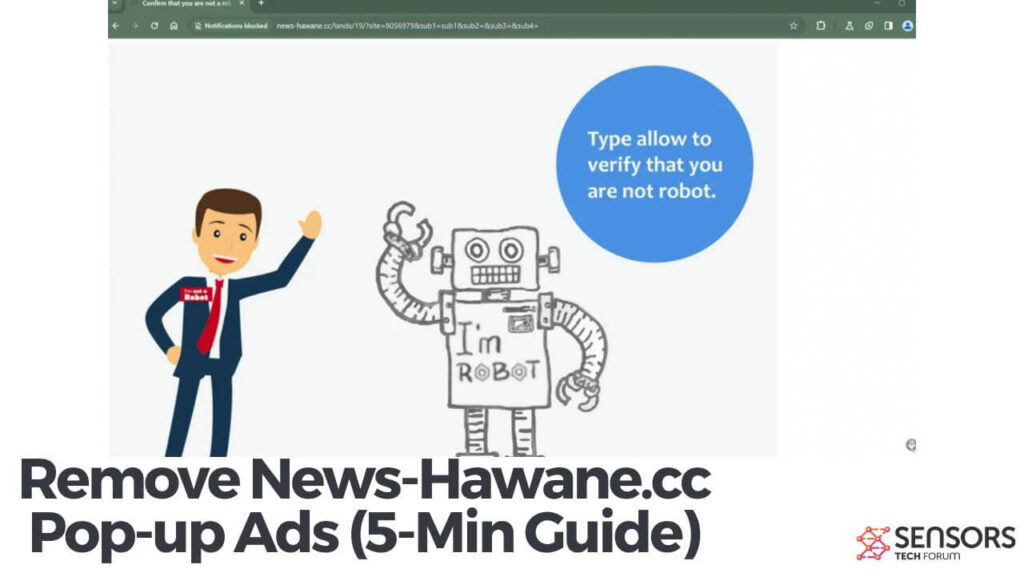 Eliminar anuncios emergentes de News-Hawane.cc (5-Guía mínima)