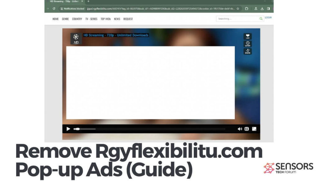 Supprimer les publicités pop-up Rgyflexibilitu.com (Guider)