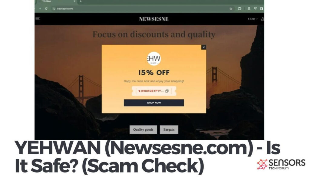 YEHWAN (Newsesne. com) - É seguro? (Verificação de fraude)