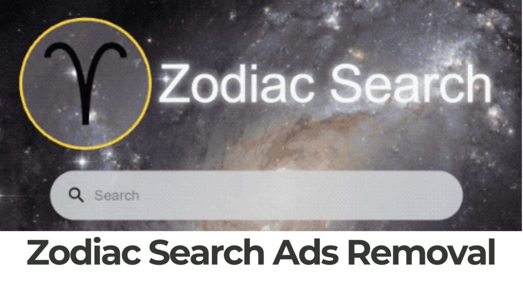 Vírus de anúncios de pesquisa do Zodíaco - Remoção [5 Guia Minuto]