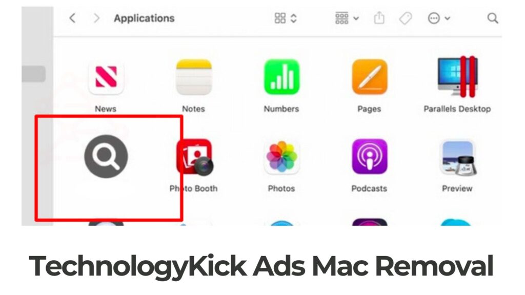 TechnologyKick Ads Virus Mac - Entfernung