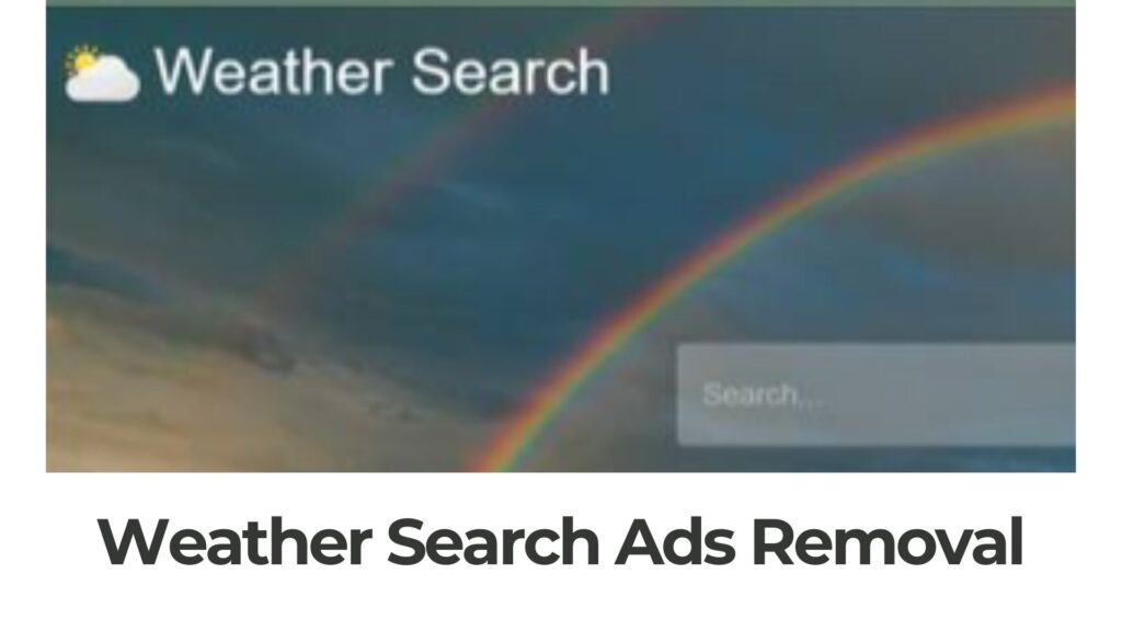 Virus de anuncios de búsqueda meteorológica - Eliminación