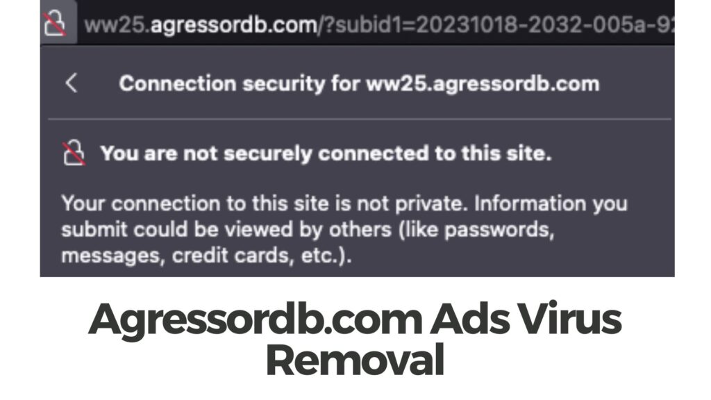 Virus degli annunci Agressordb.com - Rimozione