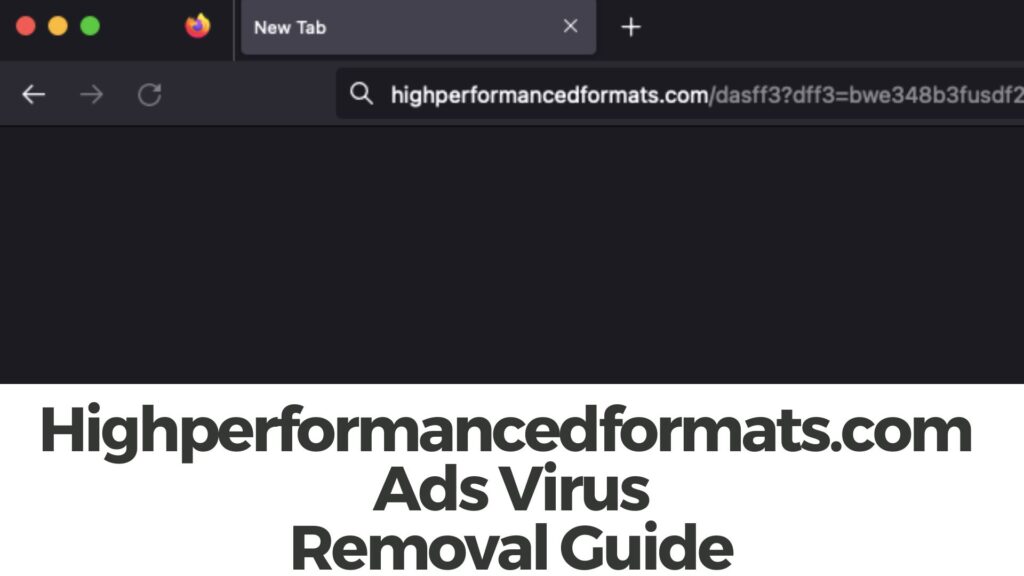 Guía de eliminación del virus publicitario High Performancedformats.com 