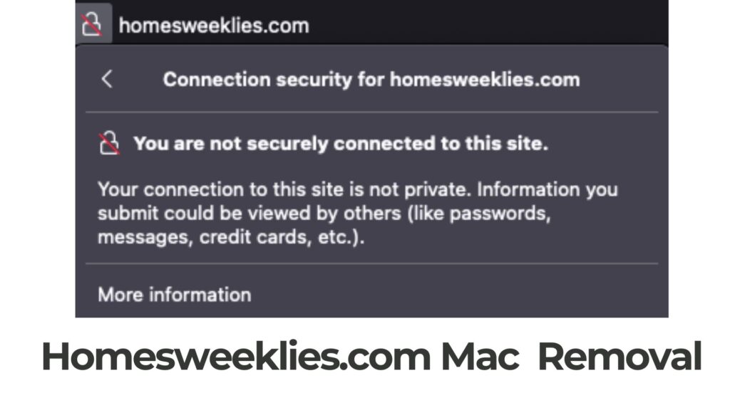 Remoção de vírus de redirecionamento de Mac Homesweeklies.com