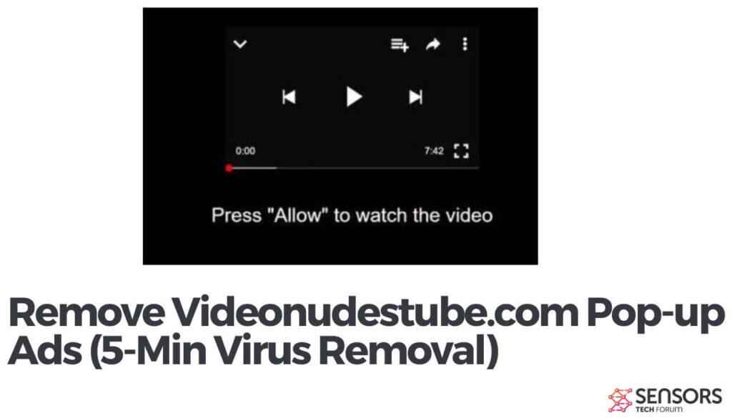 Remover anúncios pop-up Videonudestube.com (5-Remoção mínima de vírus)