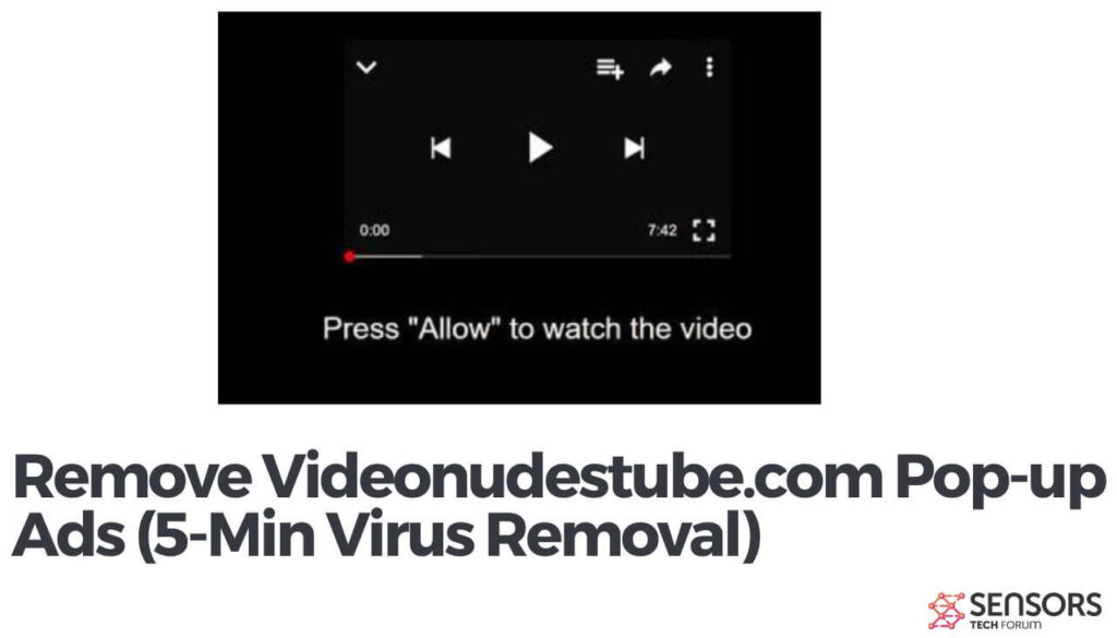 Rimuovere gli annunci pop-up di Videonudestube.com (5-Rimozione virus minima)