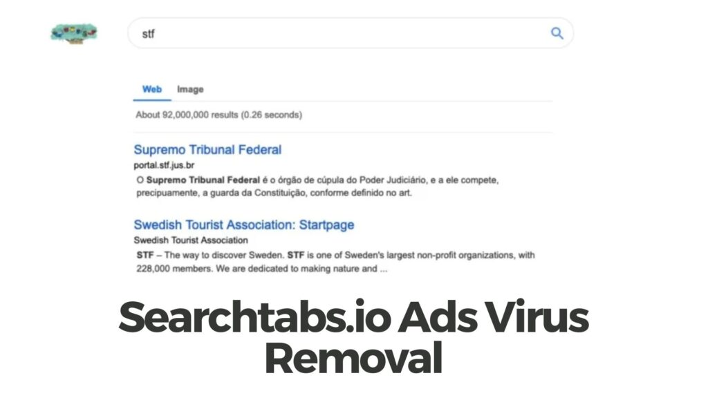 Entfernung des Searchtabs.io Ads-Virus