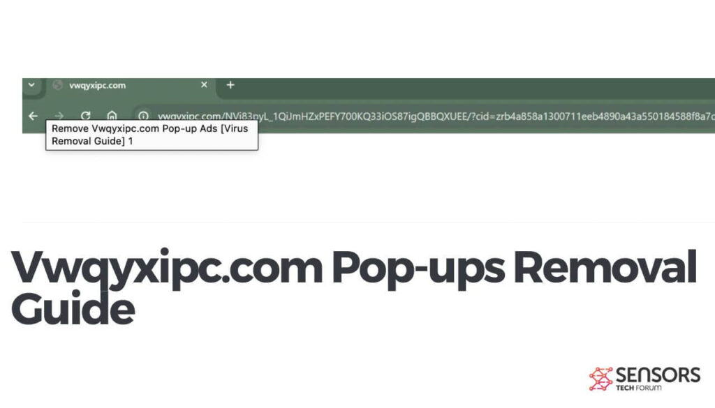 Guia de remoção de pop-ups Vwqyxipc.com