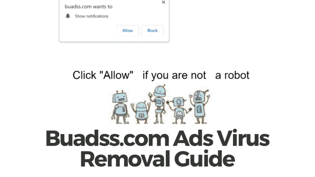 Remoção de vírus de anúncios Buadss.com 