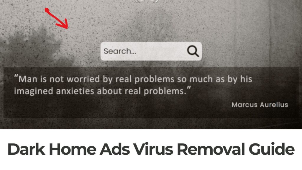 Guia de remoção de vírus Dark Home Ads