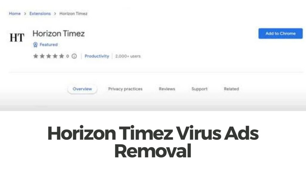 Guia de remoção do sequestrador de navegador Horizon Timez [5 Mínimo]
