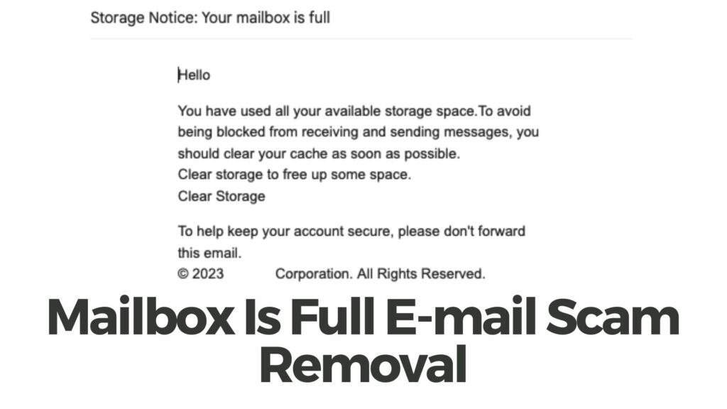 Mailbox ist vollständige Entfernung von E-Mail-Betrug [5 Minutenführer]
